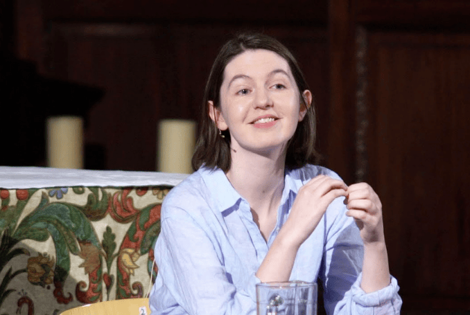 Best-selling and award-winning Irish novelist Sally Rooney. (Photo: Video Grab)